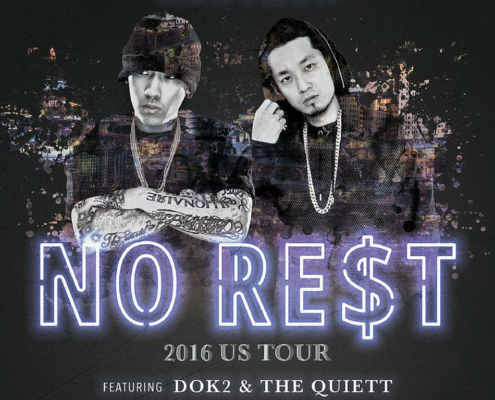 DOK2 THE QUIETT NO RES$T TOUR US KOREAN RAP