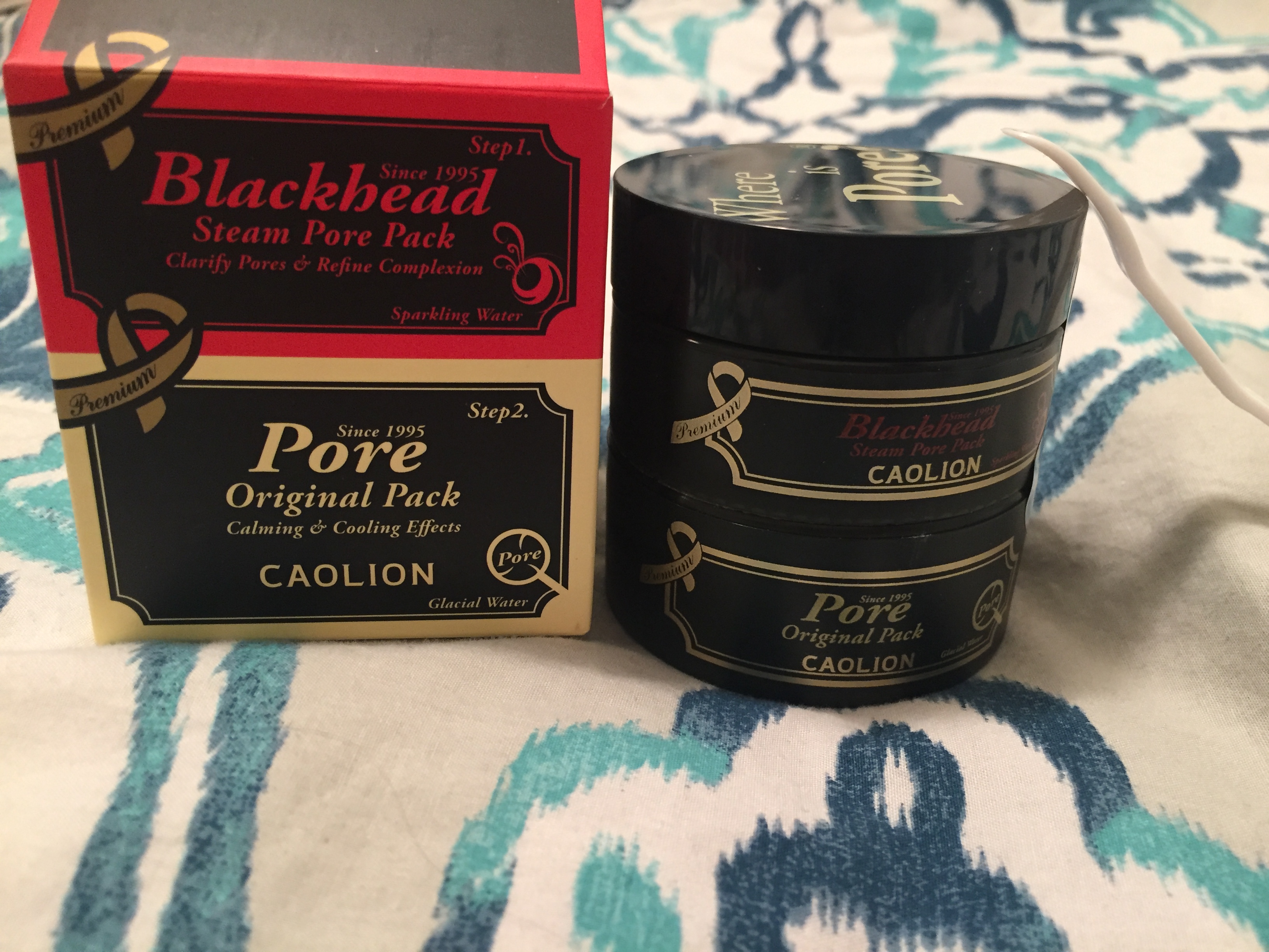 Caolion Premium Hot & Cool Pore Pack Duo