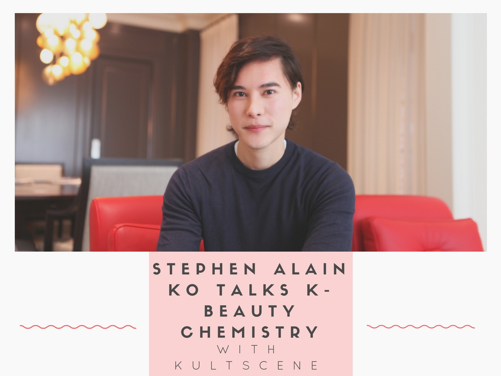 Stephen Alain Ko Talks K-Beauty Chemistry