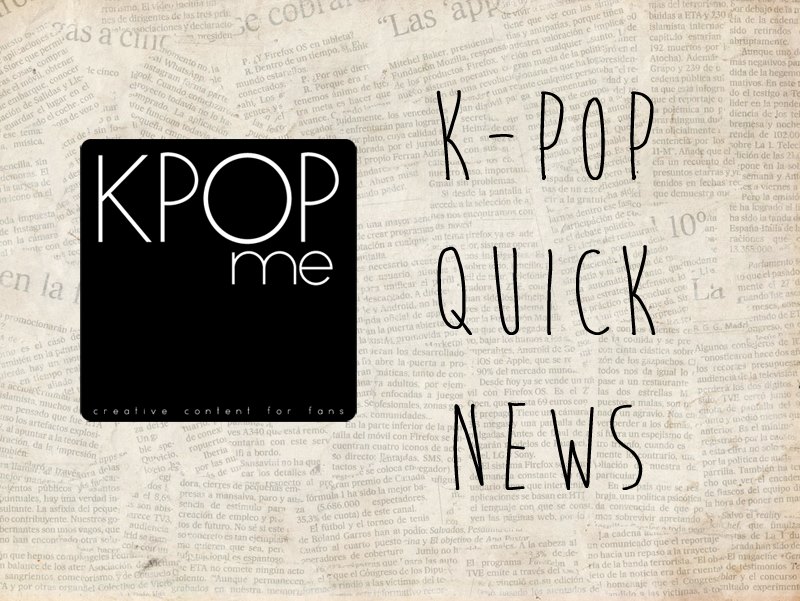 k pop quick news august september