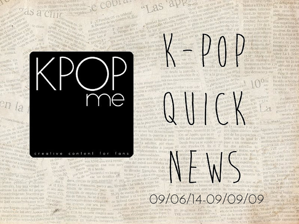 kpop news september 2014