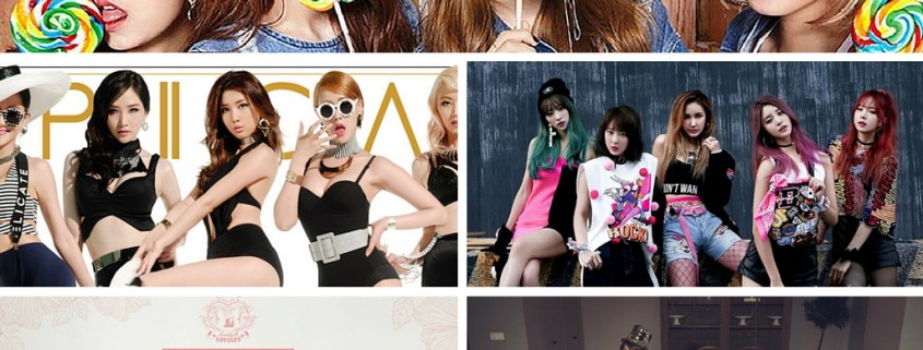 EXID, Spica, Brown Eyed Girls, Mamamoo, Lovelyz