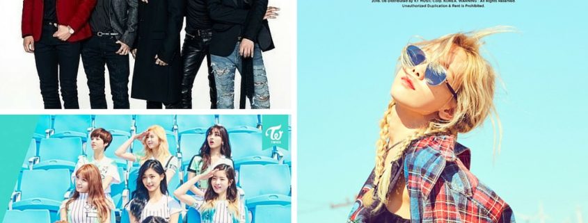 taeyeon bigbang twice jyp yg sm