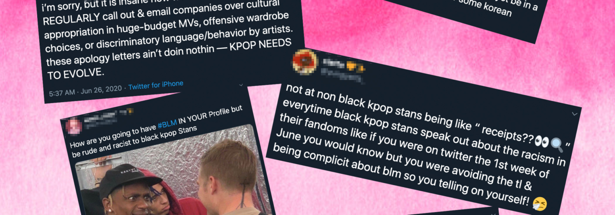 kpop k-pop erasure silencing Black fans blm black lives matter